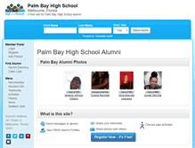 Tablet Screenshot of palmbayhighschool.net